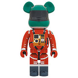 BEARBRICK 1000% 2001 A SPACE ODYSSEY SPACE SUIT RED GREEN