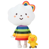 FLUFFY HOUSE MISS RAINBOW & CHICKY SET FLUFFY HOUSE MISS RAINBOW & CHICKY SET