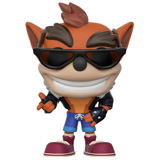 POP! GAMES CRASH BANDICOOT W/ BIKER OUTFIT POP! GAMES CRASH BANDICOOT W/ BIKER OUTFIT