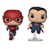 POP! HEROES JUSTICE LEAGUE THE FLASH & SUPERMAN 2-PACK