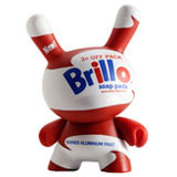 3-INCH DUNNY ANDY WARHOL SERIES BRILLO BOX WHITE 3-INCH DUNNY ANDY WARHOL SERIES BRILLO BOX WHITE