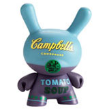 3-INCH DUNNY ANDY WARHOL SERIES CAMPBELL'S BLUE 3-INCH DUNNY ANDY WARHOL SERIES CAMPBELL'S BLUE
