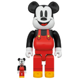 BEARBRICK 100% 400% MICKEY MOUSE BOAT BUILDERS