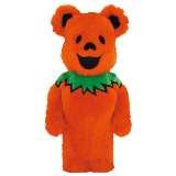 BEARBRICK 1000% GRATEFUL DEAD DANCING BEARS COSTUME ORANGE BEARBRICK 1000% GRATEFUL DEAD DANCING BEARS COSTUME ORANGE