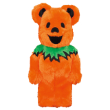 BEARBRICK 400% GRATEFUL DEAD DANCING BEARS COSTUME ORANGE BEARBRICK 400% GRATEFUL DEAD DANCING BEARS COSTUME ORANGE