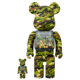 BEARBRICK 100% 400% MY FIRST BEARBRICK BABY DIGITAL CAMO BEARBRICK 100% 400% MY FIRST BEARBRICK BABY DIGITAL CAMO