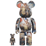 BEARBRICK 400% DELACROIX LIBERTY LEADING THE PEOPLE 2-PACK