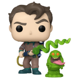 POP! ANIMATION THE REAL GHOSTBUSTERS PETER VENKMAN W/ SLIMER