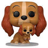 POP! DISNEY LADY AND THE TRUMP LADY W/ PUPPY