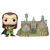 POP! TOWN THE LORD OF THE RINGS ELROND W/ RIVENDELL