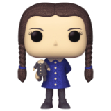 POP! TV THE ADDAMS FAMILY WEDNESDAY ADDAMS W/ DOLL DIAMOND