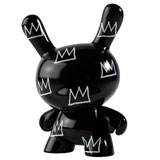 3-INCH DUNNY JEAN-MICHEL BASQUIAT CROWN PATTERN BLACK 3-INCH DUNNY JEAN-MICHEL BASQUIAT CROWN PATTERN BLACK
