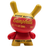 3-INCH DUNNY ANDY WARHOL SERIES 2 CAMPBELL'S RED