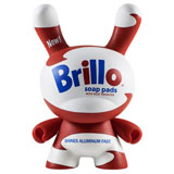 8-INCH DUNNY ANDY WARHOL BRILLO BOX WHITE 8-INCH DUNNY ANDY WARHOL BRILLO BOX WHITE