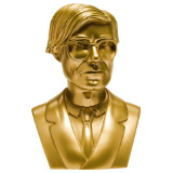 ANDY WARHOL BUST GOLD 12-INCH