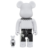 BEARBRICK 400% WARHOL X THE ROLLING STONES STICKY FINGERS 2-PACK