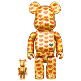 BE@RBRICK 400% AMPLIFIER GOLD HEART 2-PACK