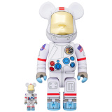 BEARBRICK 100% 400% APOLLO 17 ASTRONAUT