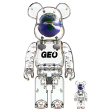 BEARBRICK 100% 400% GEO EARTH BEARBRICK 100% 400% GEO EARTH