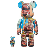 BEARBRICK 100% 400% JEAN-MICHEL BASQUIAT #6 BEARBRICK 100% 400% JEAN-MICHEL BASQUIAT #6