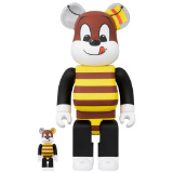 BEARBRICK 100% 400% KELLOGG'S HONEY