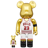 BEARBRICK 100% 400% MICHAEL JORDAN 1991 WORLD CHAMPION