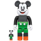 BEARBRICK 400% MICKEY MOUSE 1930S POSTER 2-PACK
