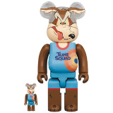 BEARBRICK 400% SPACE JAM 2 WILE E. COYOTE 2-PACK