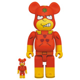 BE@RBRICK 400% THE SIMPSONS RADIOACTIVE MAN 2-PACK