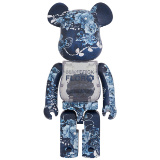 BEARBRICK 1000% FLORA DENIM