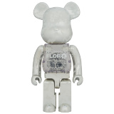 BEARBRICK 1000% FLORA SILVER