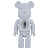 BEARBRICK 1000% ROBERT INDIANA X FRAGMENTDESIGN WHITE