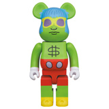 BEARBRICK 1000% KEITH HARING ANDY MOUSE
