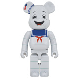 BE@RBRICK 1000% STAY PUFT MARSHMALLOW MAN WHITE CHROME