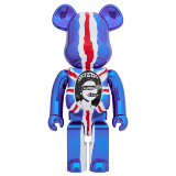 BEARBRICK 1000% SEX PISTOLS GOD SAVE THE QUEEN CHROME