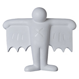 KEITH HARING FLYING DEVIL STATUE WHITE
