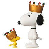 UDF PEANUTS CROWN SNOOPY & WOODSTOCK SET UDF PEANUTS CROWN SNOOPY & WOODSTOCK SET